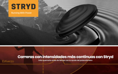 Carreras con intensidades más contínuas con Stryd