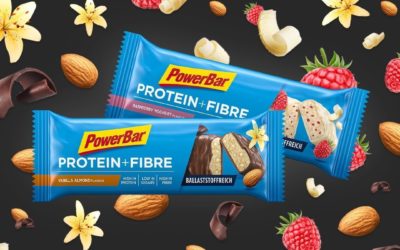 En la barrita PowerBar Protein Plus Fibre la proteína y la fibra son la combinación perfecta para la recuperación, la salud y el sabor