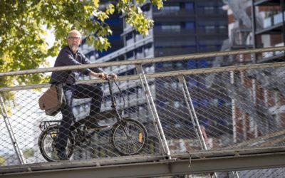 La Fischer FR18. Una bicicleta de verdad, pero plegable. Y eléctrica.