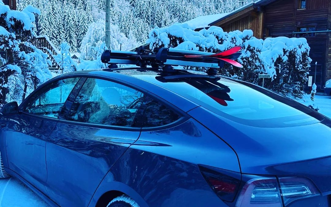 ¡La fórmula TreeFrog para llevar tu esquís y snowboards encima del coche!